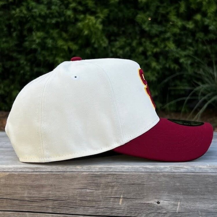 New Era USC Trojans SC Interlock Ivory/Cardinal 940 A-Frame