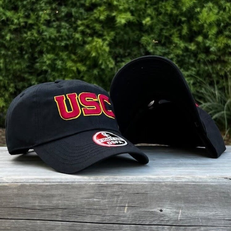 DCM NCAA USC Trojans USC Block Slouch Black