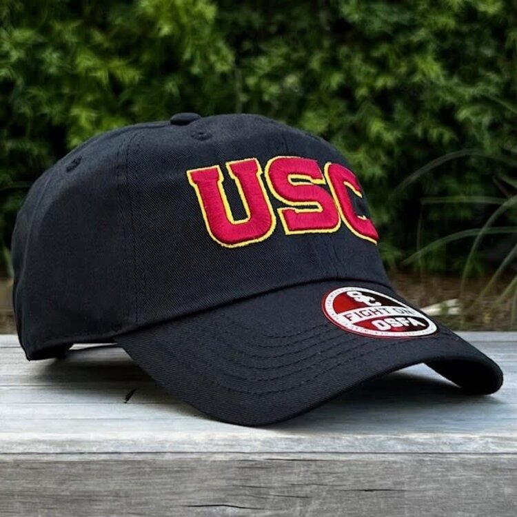 DCM NCAA USC Trojans USC Block Slouch Black