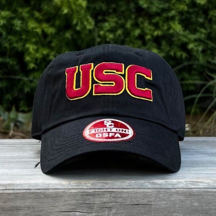 DCM NCAA USC Trojans USC Block Slouch Black