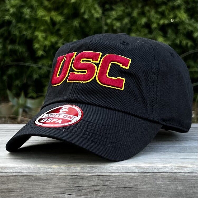 DCM NCAA USC Trojans USC Block Slouch Black