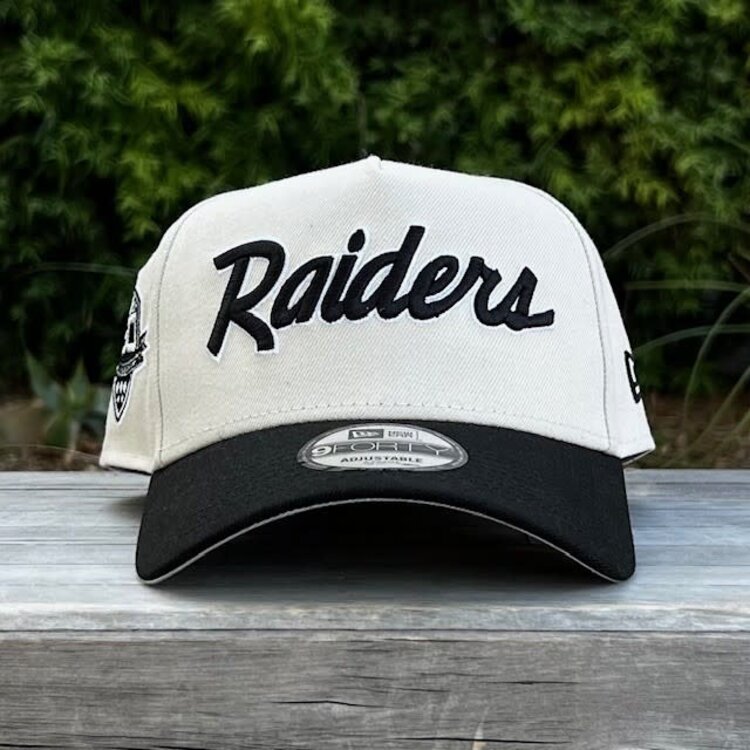 New Era Raiders Script Stone/Black 50 Years 940 A-Frame