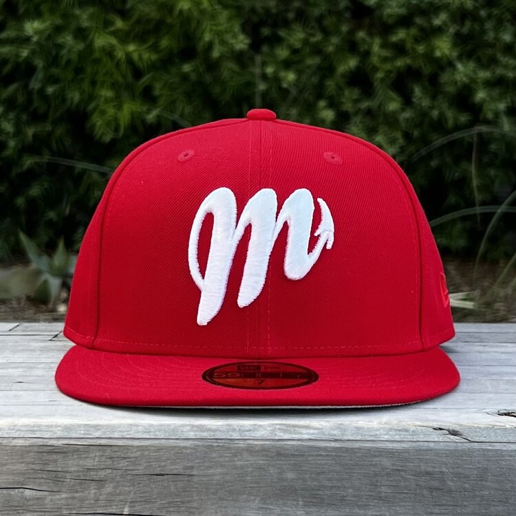 New Era Diablos De Mexico Red White