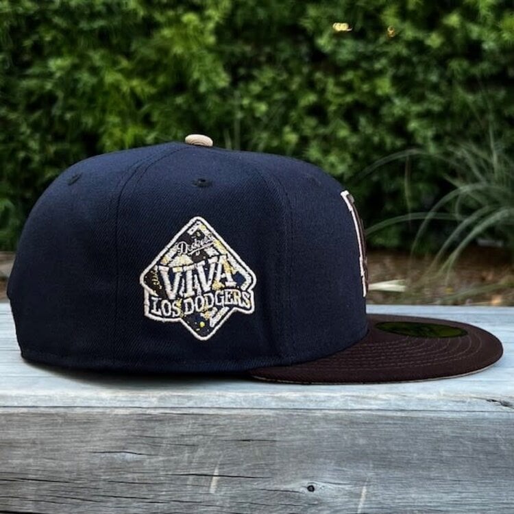 New Era LA Dodgers Navy/Dark Brown Outline Viva SP Khaki UV