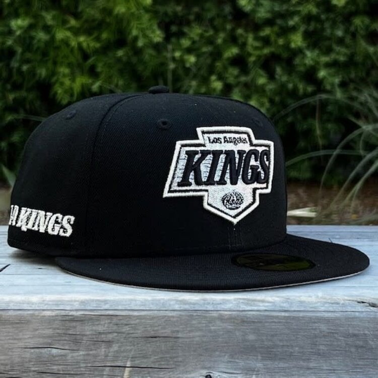 New Era LA Kings Chevron Black Metallic Silver "KINGS" SP