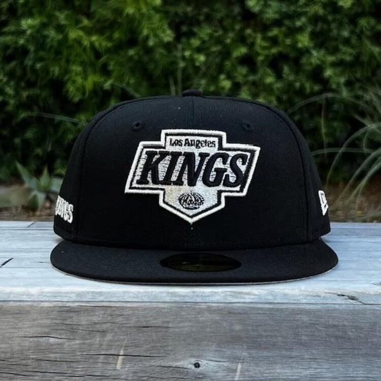 New Era LA Kings Chevron Black Metallic Silver "KINGS" SP
