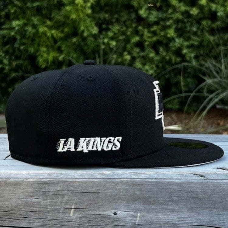 New Era LA Kings Chevron Black Metallic Silver "KINGS" SP