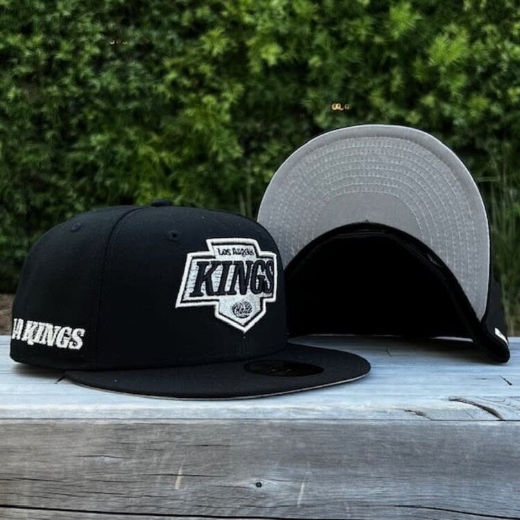 New Era LA Kings Chevron Black Metallic Silver "KINGS" SP