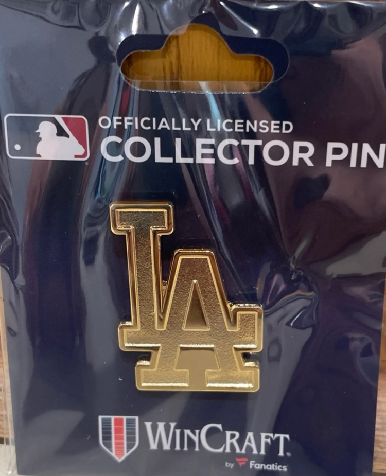 Wincraft Dodgers Gold LA Pin