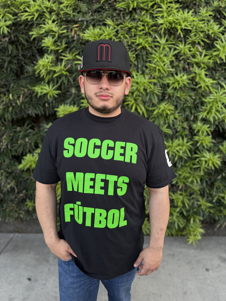 FIFA FIFA 2026 Men's Soccer Meets Futbol Black Tee