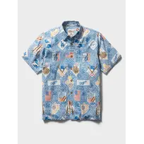 Reyn Spooner LA Dodgers Reyn Spooner Americana Blue Button-Up