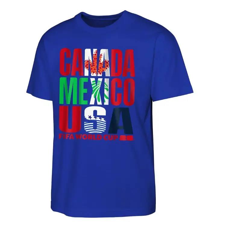 FIFA Tri Country Hosts Men's FIFA 2026 Royal Tee