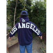 Pro Standard LA Dodgers Navy Wingspan Hoodie