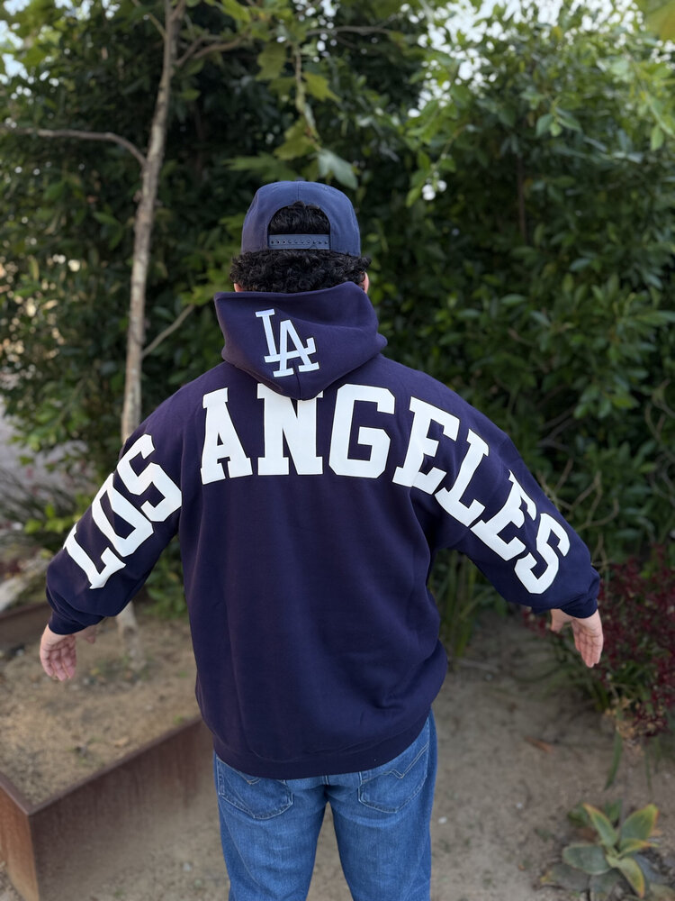 Pro Standard LA Dodgers Navy Wingspan Hoodie