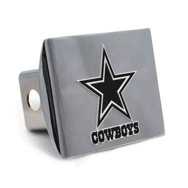 Wincraft Trailer Hitch Cover Chrome Team Logo - NFL Dallas Cowboys