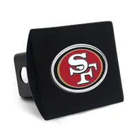 Wincraft Trailer Hitch Cover Black with Metal Emblem - NFL SF 49ers