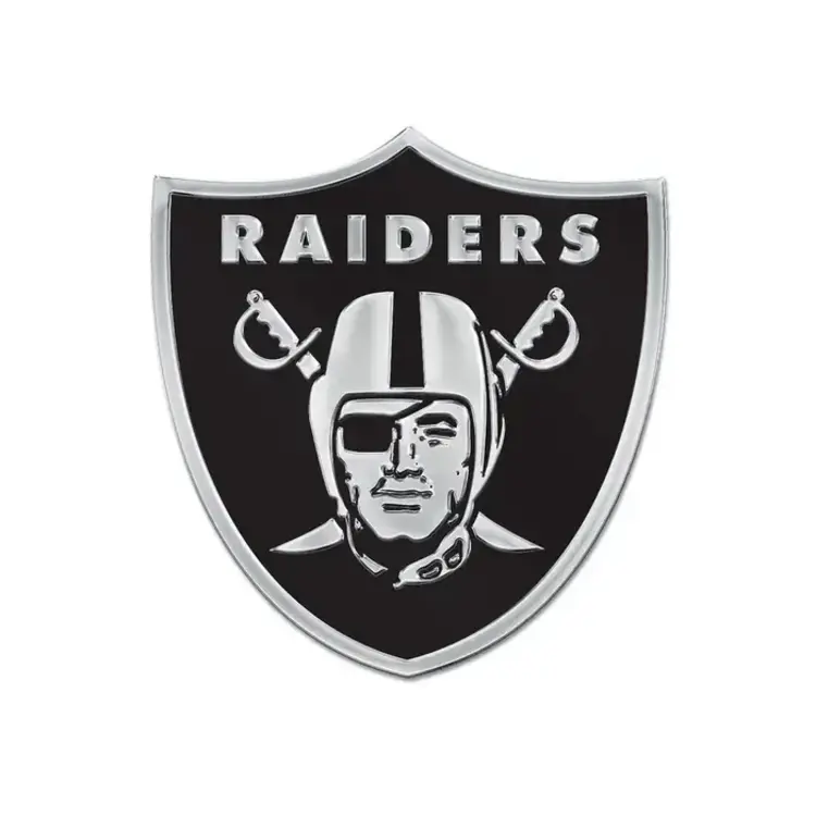 Wincraft Raiders Chrome Auto Emblem