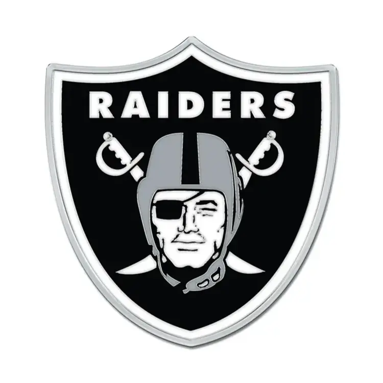 Wincraft Raiders Colored Chrome Auto Emblem