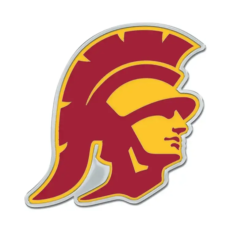 Wincraft USC Trojans Colored Chrome Auto Emblem