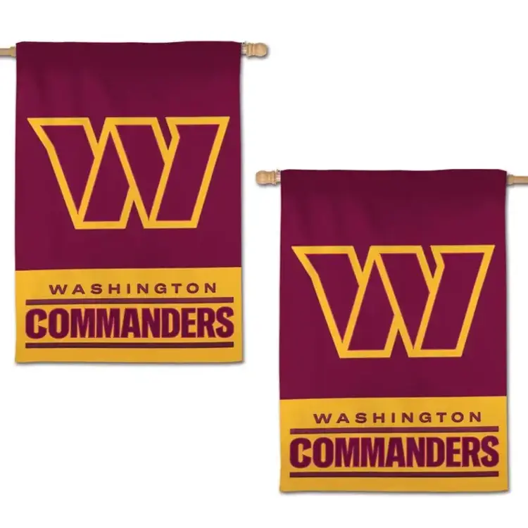 Wincraft 2-Sided Applique Banner Flag NFL Washington Commanders 28" x 40"