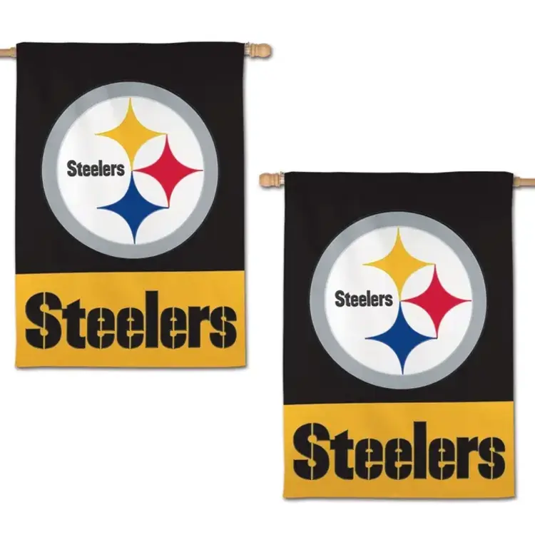 Wincraft 2-Sided Applique Banner Flag NFL Pittsburgh Steelers 28" x 40"