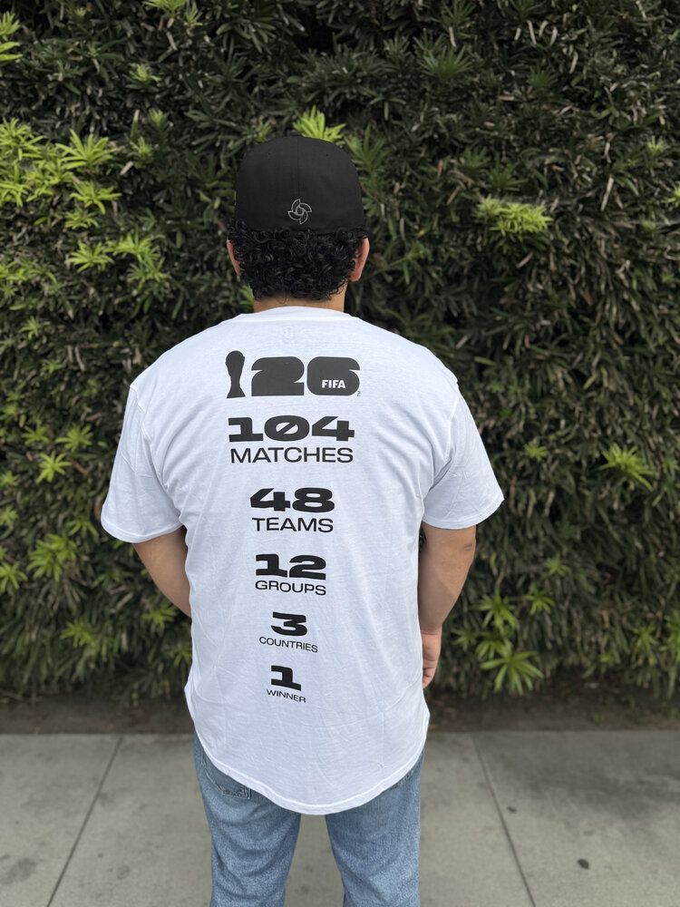 FIFA FIFA 2026 Men's 104 Matches 1 Winner White Tee