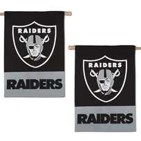 Wincraft 2-Sided Applique Banner Flag NFL Raiders 28" x 40"