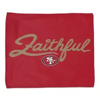 Wincraft NFL SF 49ers 15" x 18" Slogan Rally Towel