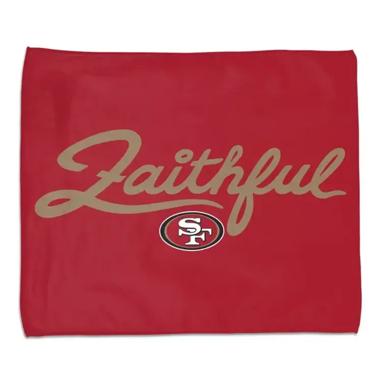 Wincraft NFL SF 49ers 15" x 18" Slogan Rally Towel