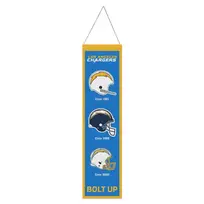 Wincraft NFL LA Chargers Wool Evolution Banner 8" x 32"