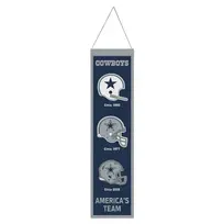 Wincraft NFL Dallas Cowboys Wool Evolution Banner 8" x 32"