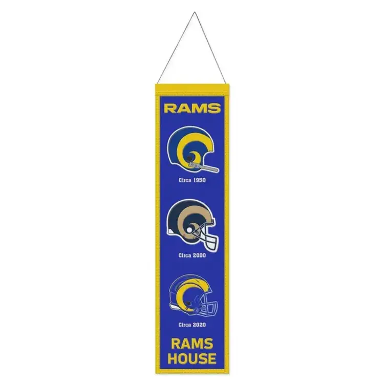 Wincraft NFL LA Rams Wool Evolution Banner 8" x 32"