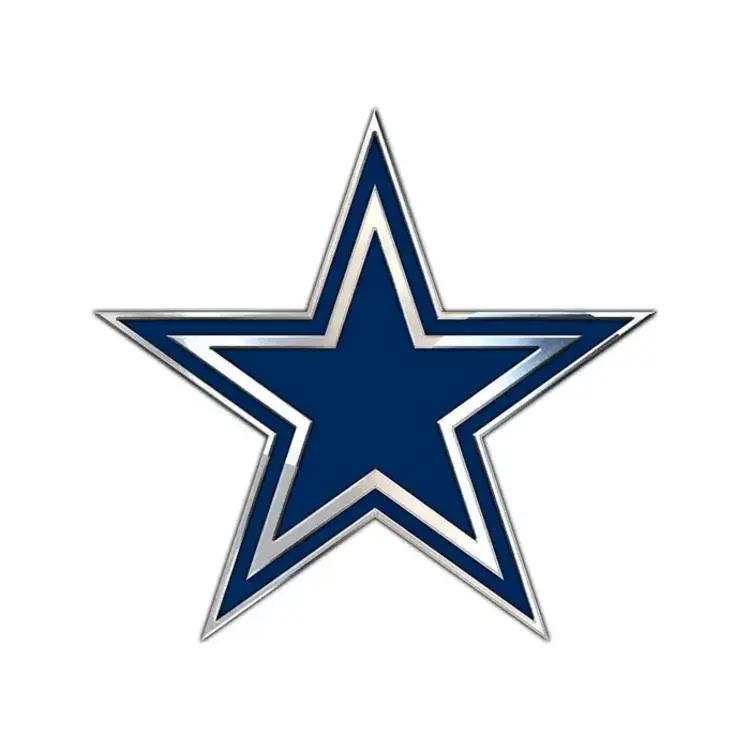 Wincraft Dallas Cowboys Colored Chrome Auto Emblem