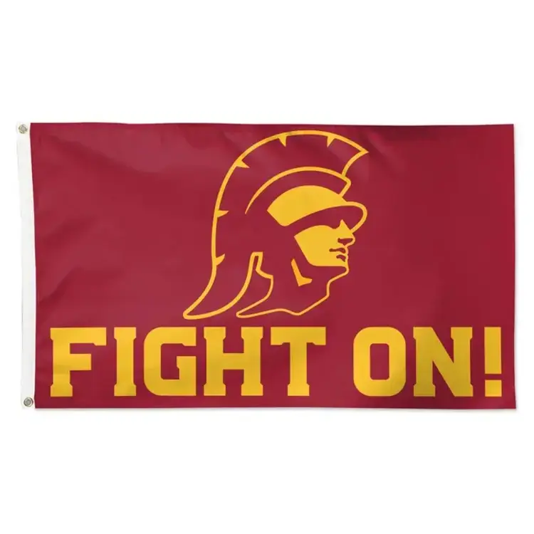 Wincraft NCAA USC  Trojans Fight On Deluxe 3'x5' Flag