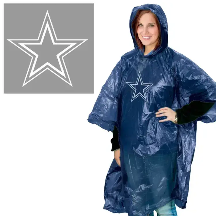 Wincraft Rain Poncho - Dallas Cowboys