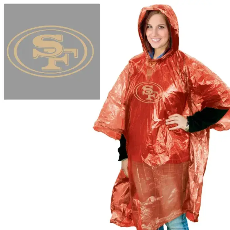 Wincraft Rain Poncho - SF 49ers