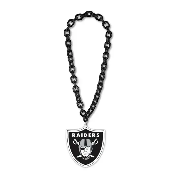 Wincraft Raiders Black Big Chain Necklace
