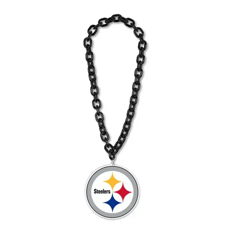 Wincraft Pittsburgh Steelers Black Big Chain Necklace