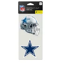 Wincraft Dallas Cowboys 4" x 8" 2 Pack Perfect Cut Decal