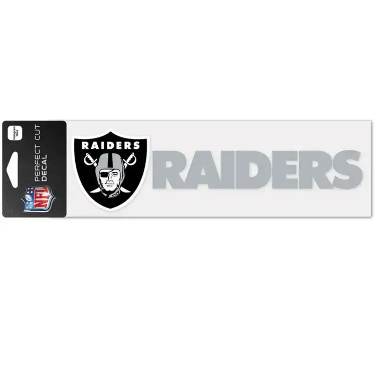 Wincraft Raiders 3" x 10" Perfect Cut Decal