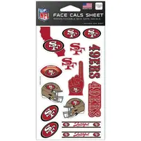 Wincraft 49ers 4"x7" 15 Face Cals Sheet
