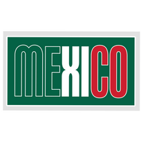 Wincraft Small Decal 4" x 2" Mexico