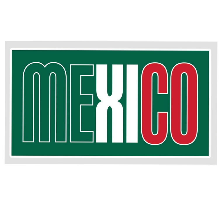 Wincraft Small Decal 4" x 2" Mexico