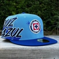 New Era LMX Cruz Azul Light Blue/Royal Side Script