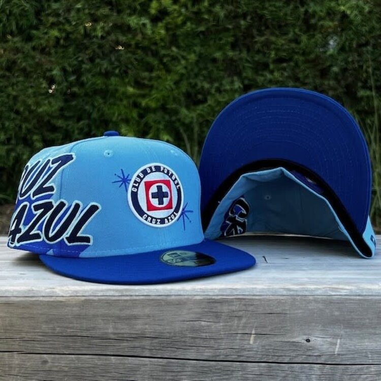 New Era LMX Cruz Azul Light Blue/Royal Side Script