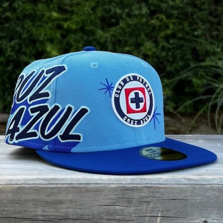 New Era LMX Cruz Azul Light Blue/Royal Side Script