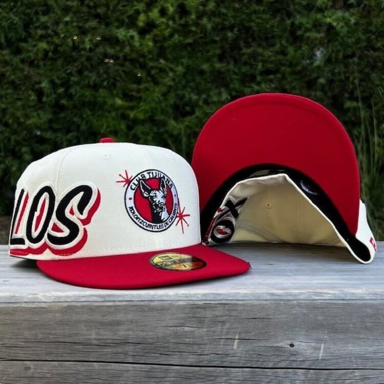 New Era LMX Xolos de Tijuana Ivory/Red Side Script