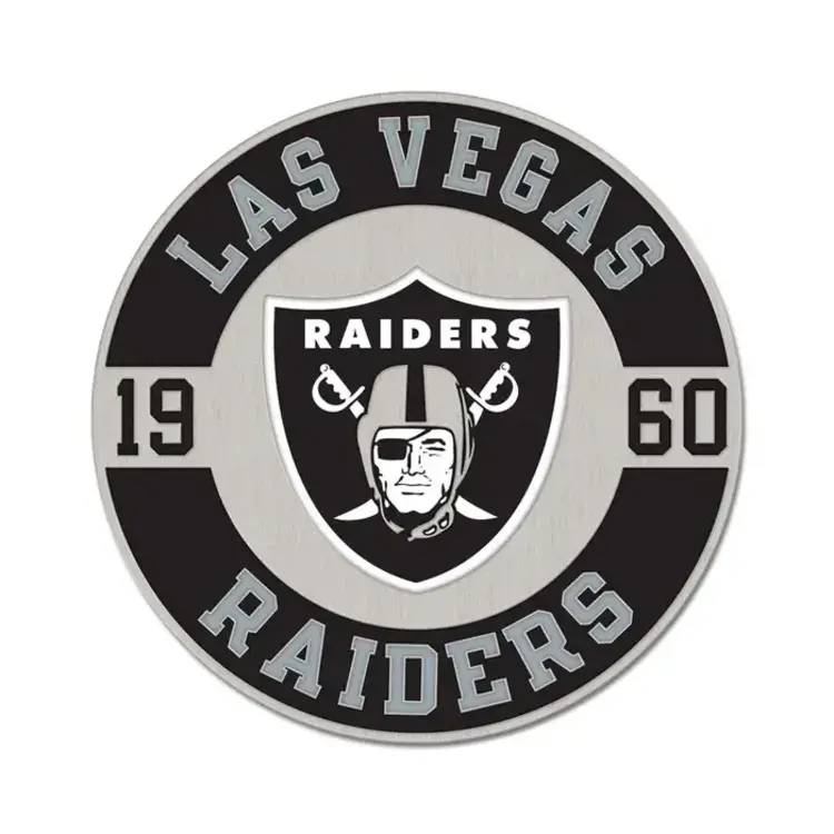 Wincraft Raiders Round Established Pin