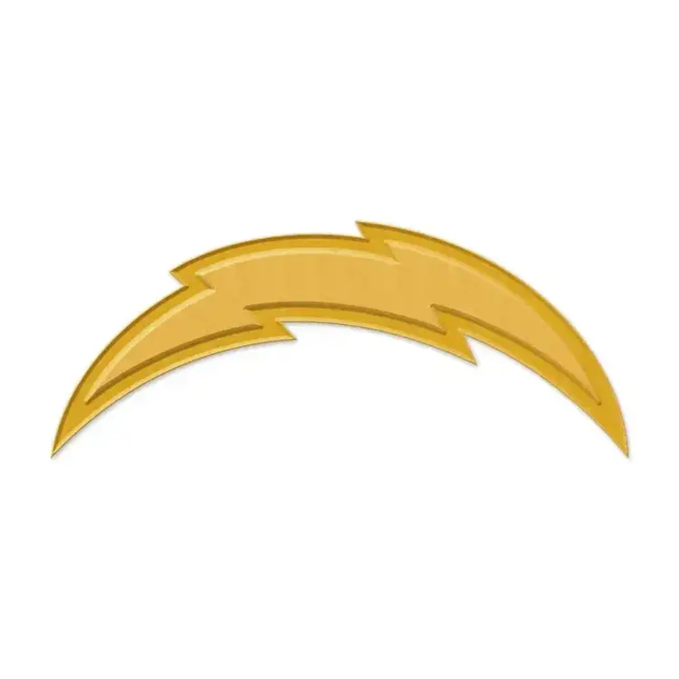 Wincraft Gold Bolt Pin - Chargers