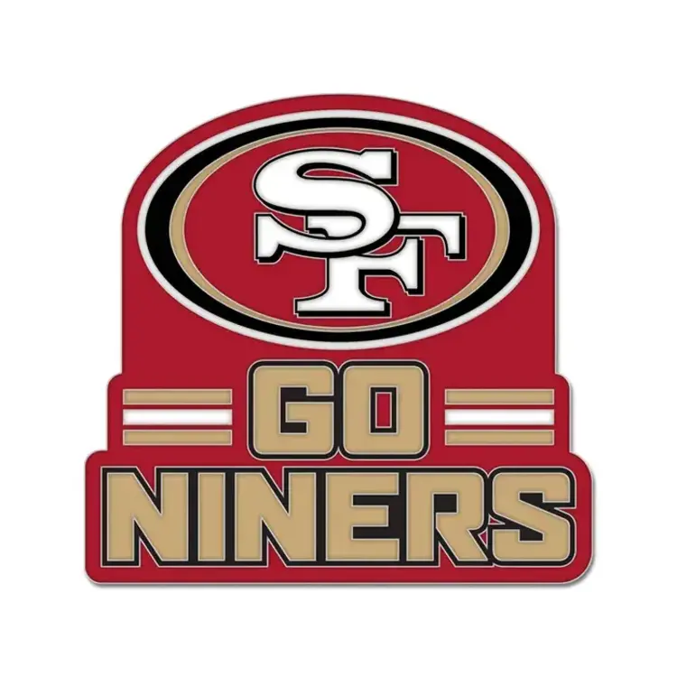 Wincraft Team Slogan Pin - SF 49ers Go Niners